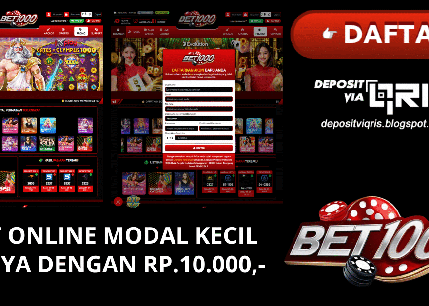 slot online modal kecil